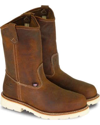 Thorogood Men's 11" American Heritage MAXwear 90 Made The USA Wellington Work Boots - Steel Toe