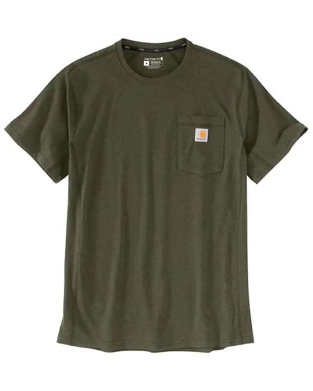Stafford Dry + Cool Mens 4 Pack Short Sleeve Crew Neck Moisture Wicking  T-Shirt