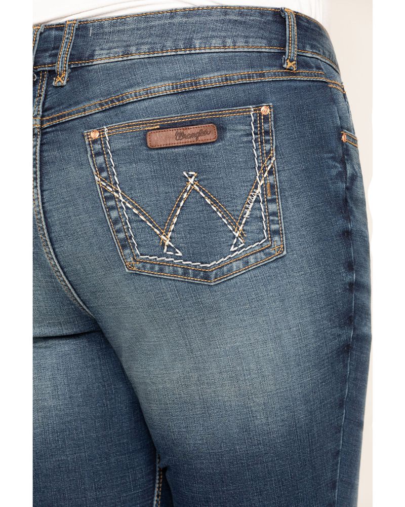 Wrangler Retro Women's Dark Mae Bootcut Jeans - Plus