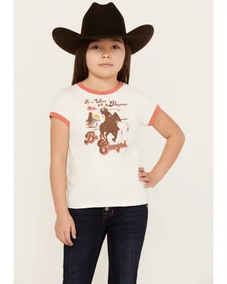 Shyanne Girls' Be A Cowgirl Short Sleeve Graphic Tee