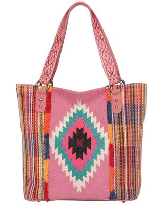 Montana West Women's Southwestern Tapestry Tote Bag