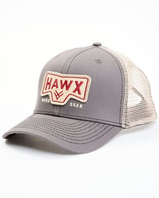 Hawx Men's Red & Tan Logo Patch Mesh-Back Ball Cap