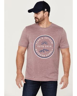 Flag & Anthem Men's Outdoor Supply Mauve Graphic Short Sleeve T-Shirt