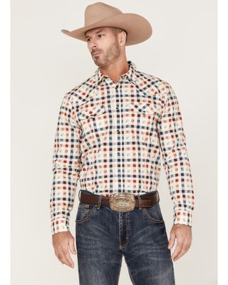 Gibson Men's Picnik Check Plaid Long Sleeve Snap Western Shirt