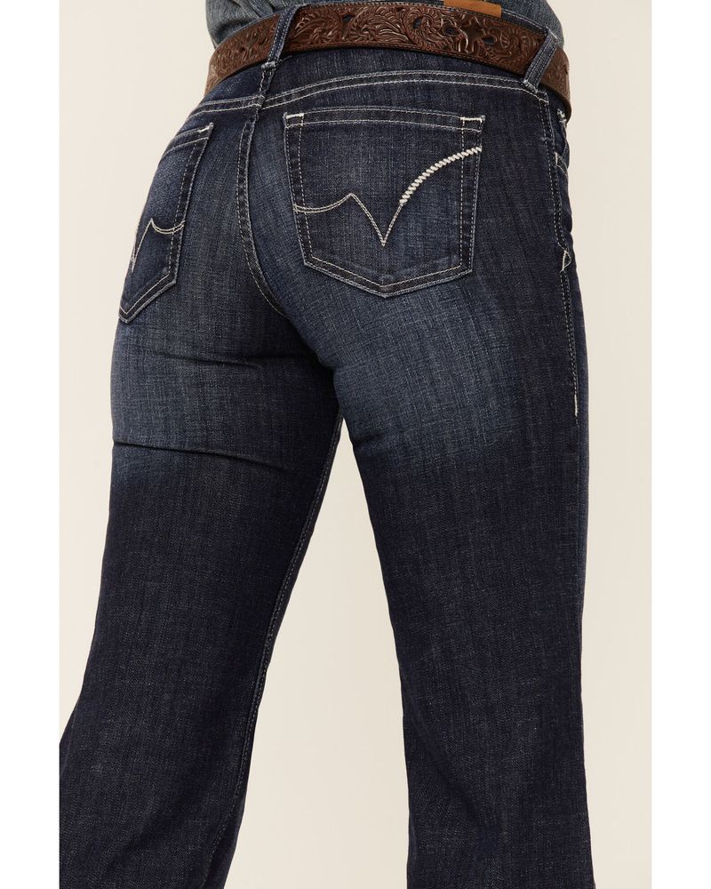 Ariat Women's Trouser Perfect Rise London Wide Leg Jeans