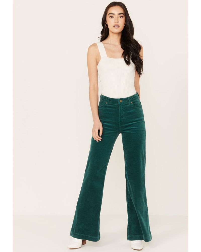 Rolla's Women's East Coast High Rise Corduroy Flare Pants