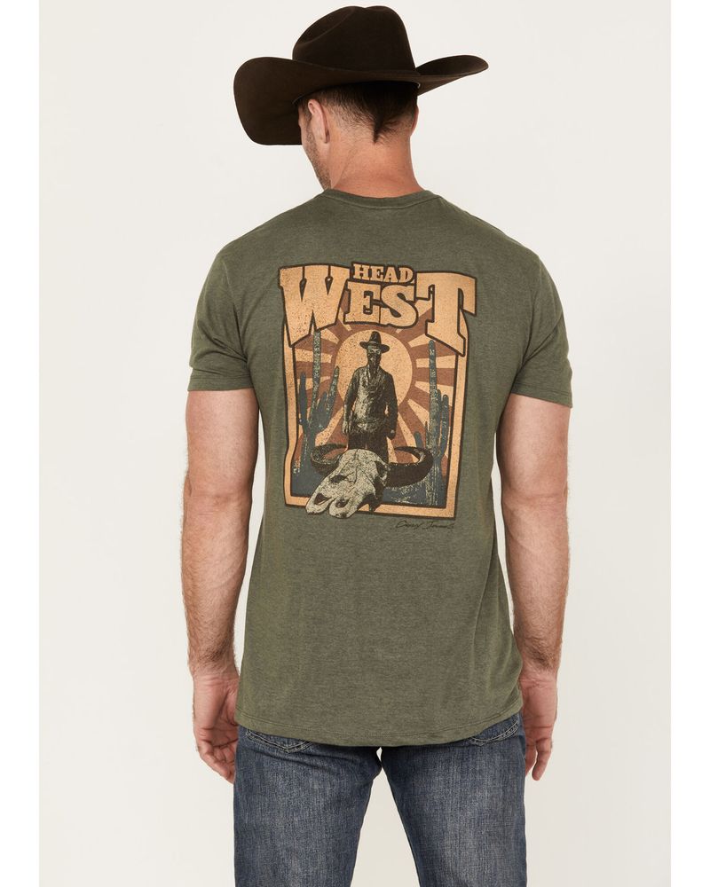 Cody James Men's Head West Short Sleeve Graphic T-Shirt