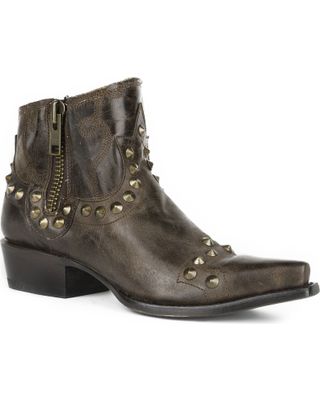Stetson Women's Shelby Studded Booties - Snip Toe