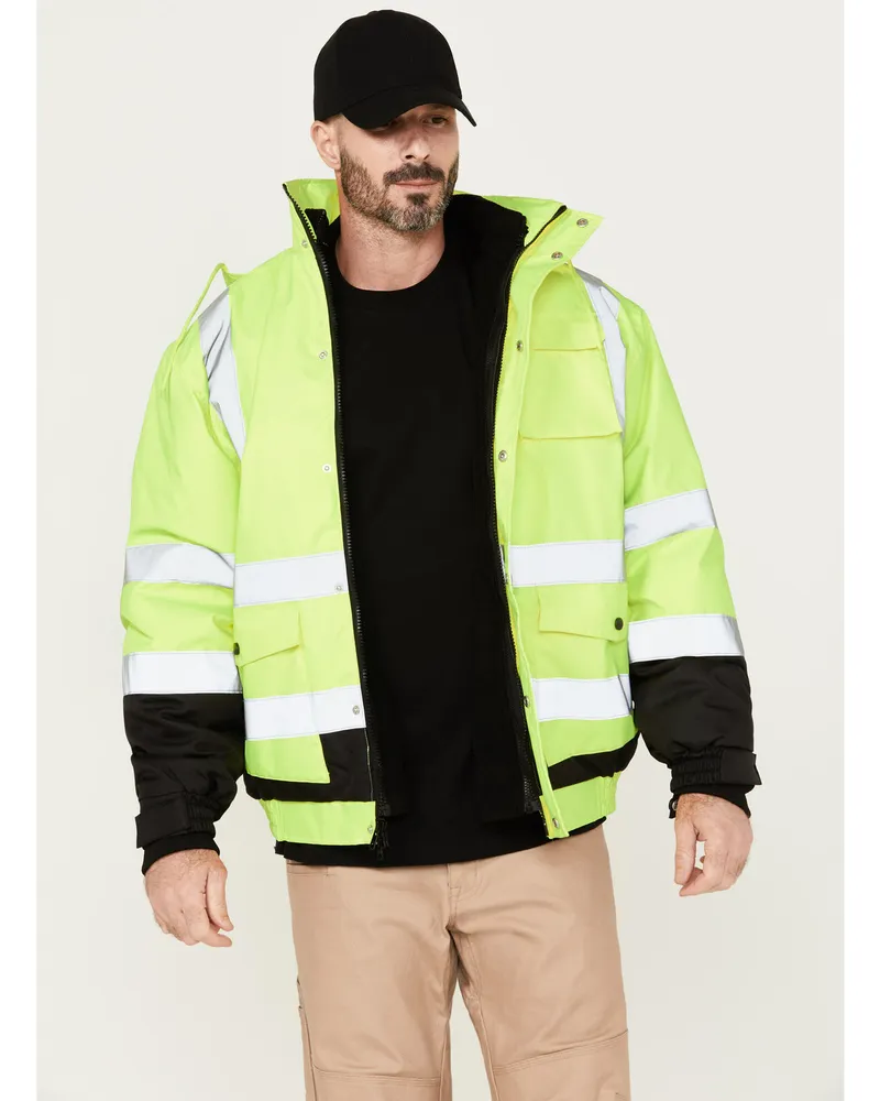 hi vis work jacket mens