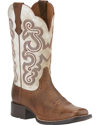 Ariat Women's Quickdraw Cowgirl Boots - Square Toe