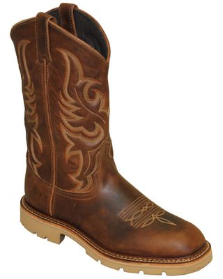 Abilene Men's Textured Hide Western Boots - Broad Square Toe