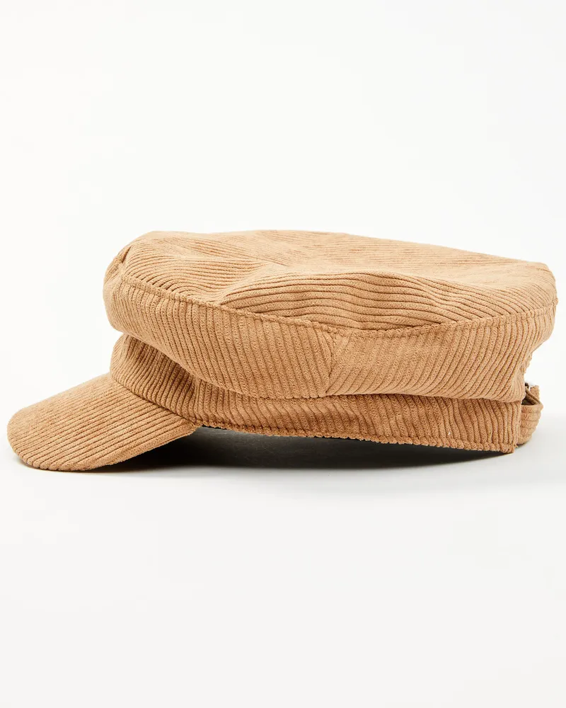 Cleo + Wolf Women's Light Brown Corduroy Ball Cap