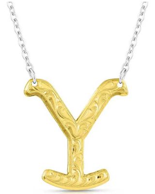 Montana Silversmiths Women's The Y Yellowstone Brand Necklace