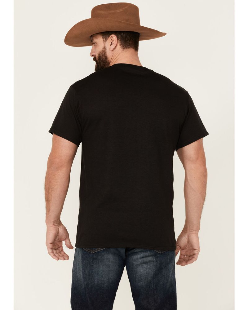Changes Men's Yellowstone Dutton Ranch Bucking Bronco Graphic Short Sleeve T-Shirt