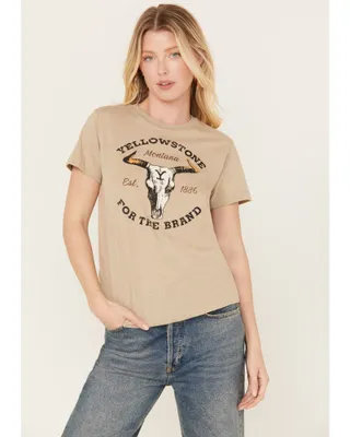 Changes Women's Yellowstone Dutton Ranch Short Sleeve Graphic Tee
