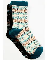 Shyanne Women's Southwestern 3-Pack Socks