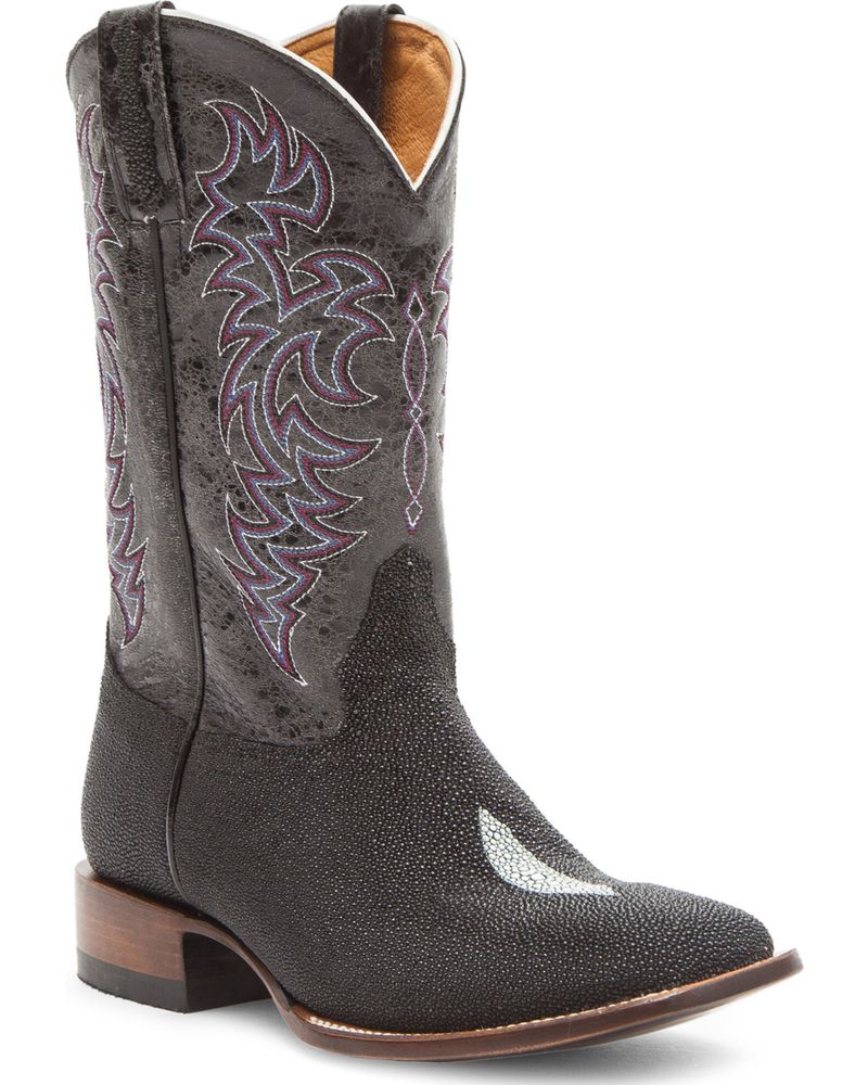 Cody James Men's Exotic Stingray Western Boots - Broad Square Toe