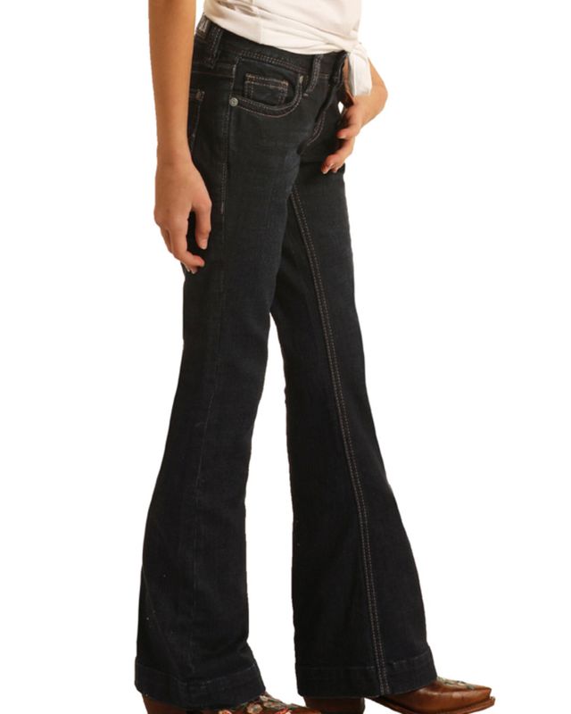 Rock & Roll Denim Girls' Basic Trouser Jeans