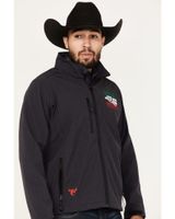 Cowboy Hardware Men's Viva Mexico Embroidered Zip-Front Softshell Jacket