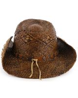 Shyanne® Women's Embellished Brim Straw Hat