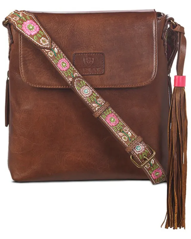 Women's Kobler Leather Concho Crossbody Bag