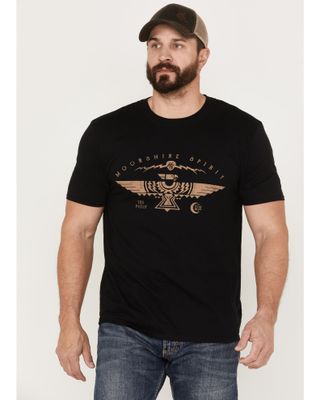 Moonshine Spirit Men's Thunderbird Eagle Graphic Short Sleeve T-Shirt