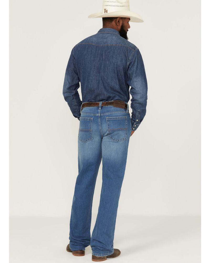 Cody James Men's Buffalo Stackable Medium Wash Stretch Straight Denim Jeans