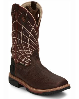 Justin Men's Derrickman Western Work Boots - Composite Toe