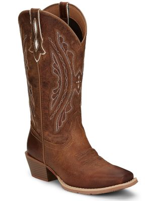 Justin Women's Rein Waxy Western Boots - Square Toe