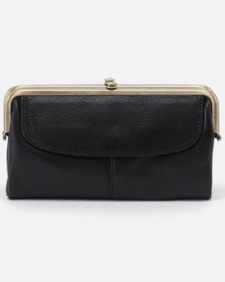 Hobo Women's Lauren Black Leather Clutch Wallet