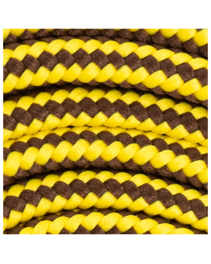 BB Ranch Yellow & Brown Boot Laces