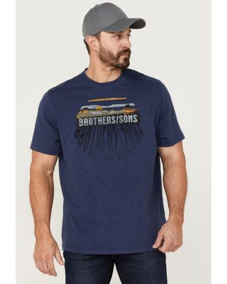 Brothers & Sons Men's Badlands Shadow Trail Graphic T-Shirt