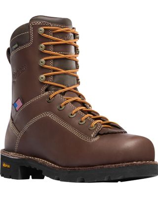 Danner Men's Quarry USA 8" Work Boots - Soft Round Toe