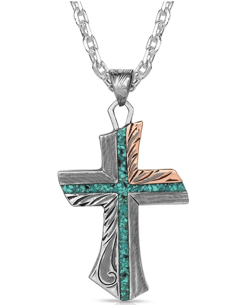Montana Silversmiths Modern Art Cross Necklace, NC3579 at Tractor Supply Co.
