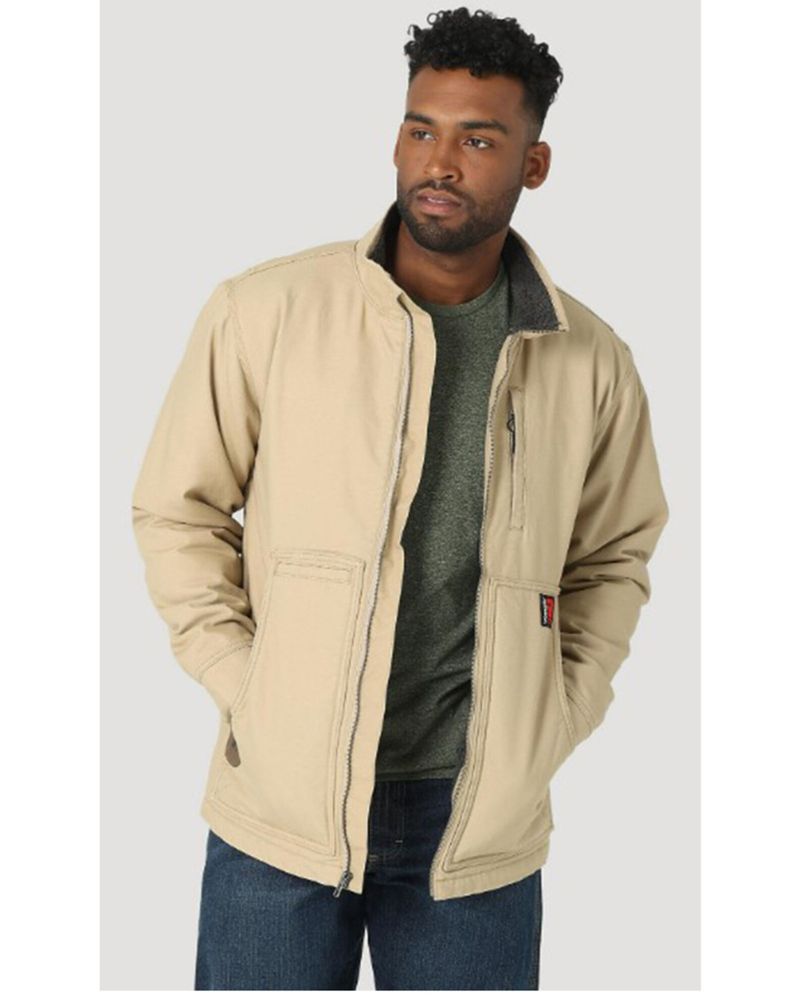Wrangler RIGGS Men's Tough Layers Sherpa Lined Canvas Jacket | Alexandria  Mall
