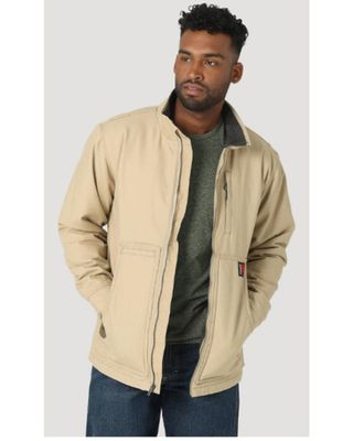 Wrangler RIGGS Men's Tough Layers Sherpa Lined Canvas Jacket