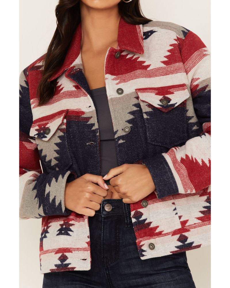 Flag & Anthem Women's Beckley Southwestern Print Trucker Jacket