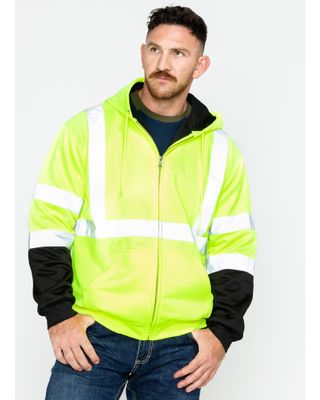 Hawx Men's Softshell High-Visibility Safety Work Jacket
