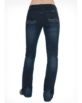 Cowgirl Tuff Women's Tuff Cowgirl Winter Jeans - Dark Wash