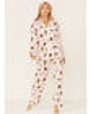 PJ Salvage Women's Western Print Pajama Set