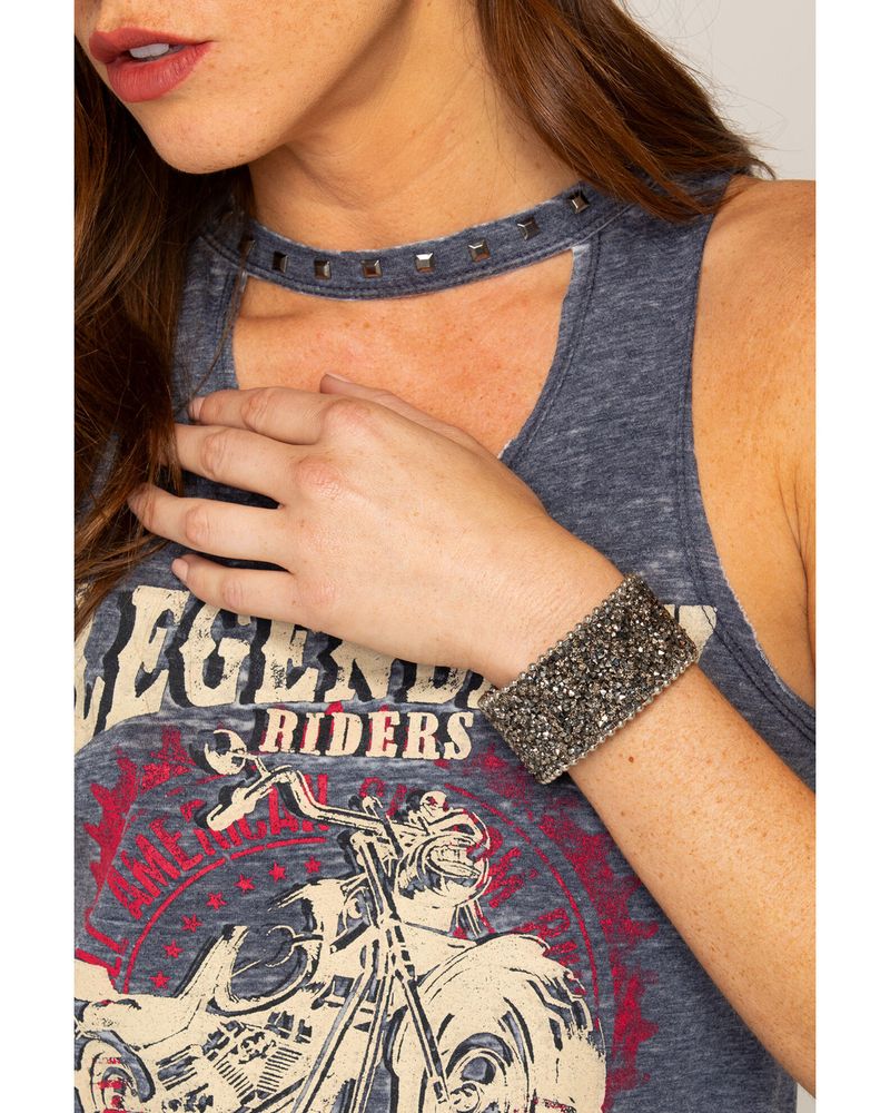 Shyanne® Women's Crystal Snap Cuff Bracelet
