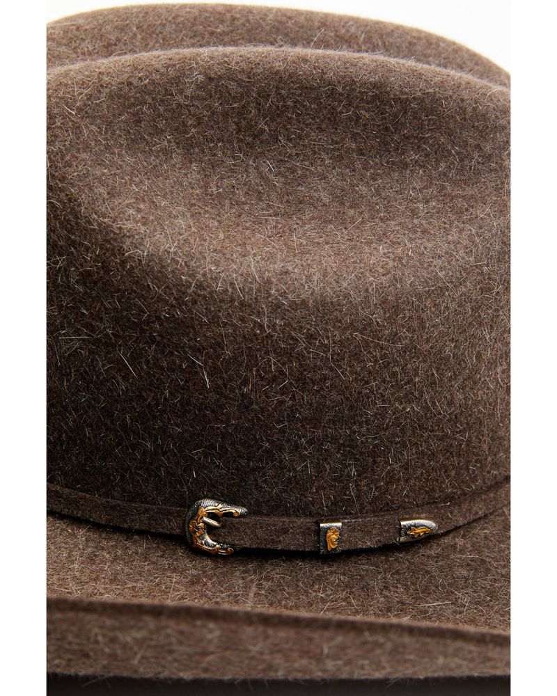 Serratelli Men's Storm River Pearwood 8X Beaver Fur Felt Western Hat