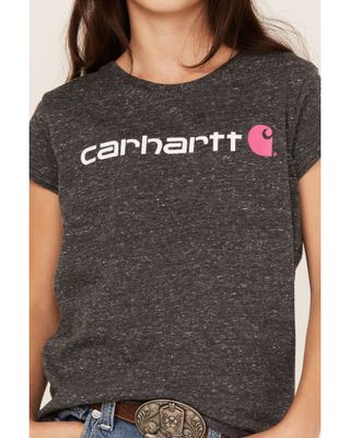 Carhartt Youth Girls' Core Logo Heather Tee