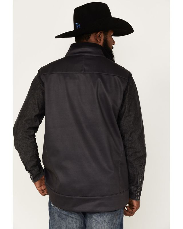 Cinch Men's Herringbone Concealed Carry Zip-Front Softshell Vest