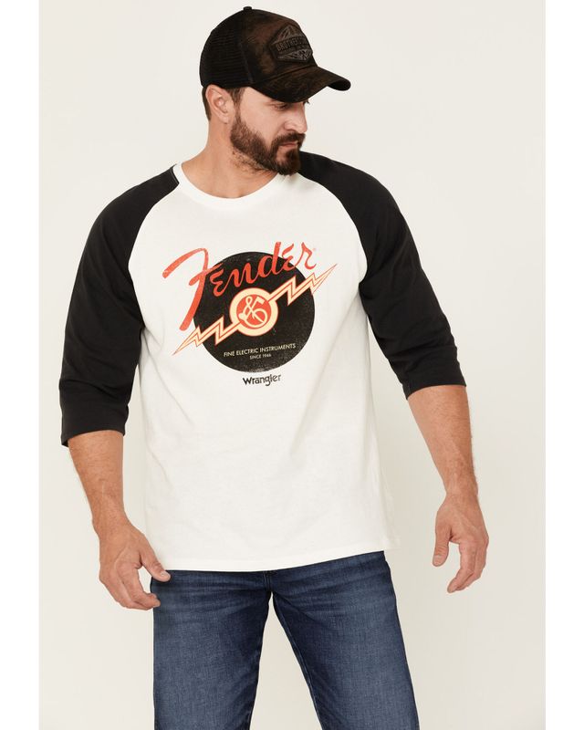 Wrangler Fender Men's Vinyl Music Disc Vintage Graphic T-Shirt | Alexandria  Mall