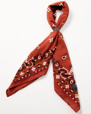 Idyllwind Women's Foxglove Brown Bandana Necklace