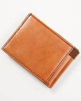 Cody James Men's Longhorn Concho Tooled Leather Bifold Wallet