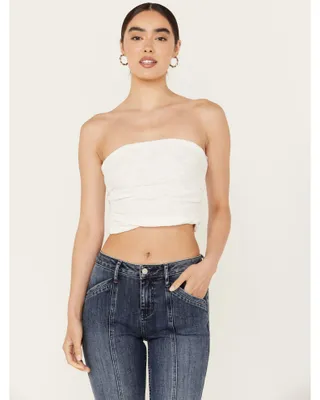 Free People Women's Boulevard Ruched Tube Top