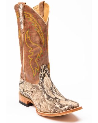Cody James Men's Python Western Boots - Broad Square Toe