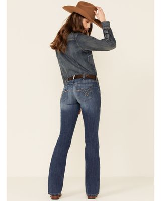 Ariat Women's R.E.A.L. Samara Mid Rise Stretch Bootcut Jeans